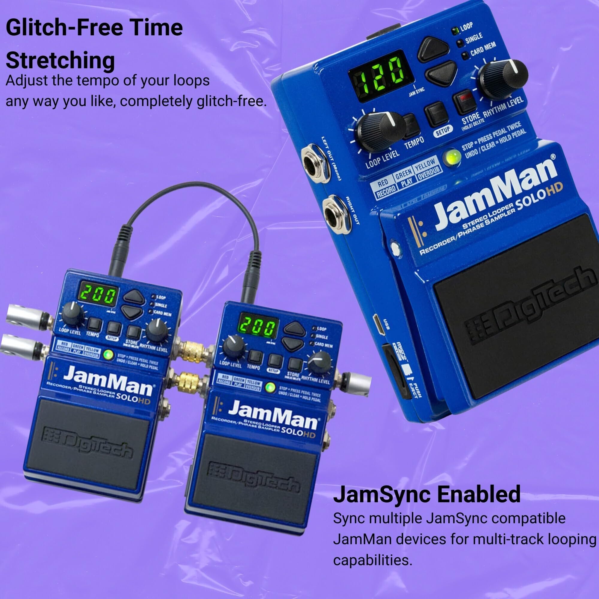 Amazon.com: Digitech JAMMAN-SOLO-HD JamMan® Solo HD : Musical
