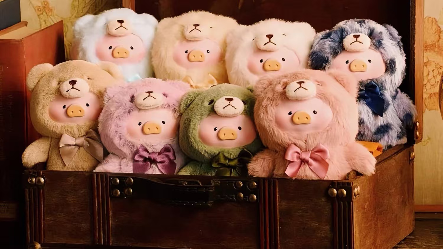 Amazon.co.jp: Briskyjp LULU子豚 レトロテディーのおもちゃ屋シリーズ