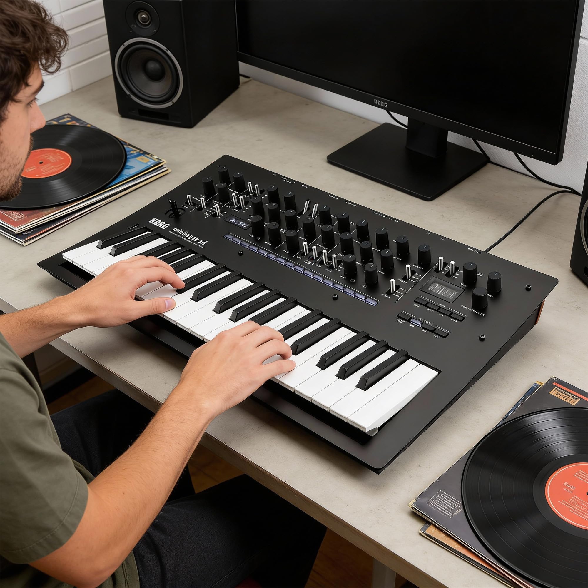 Amazon | Korg Minilogue XD バンドル MIDIケーブル Auxケーブル