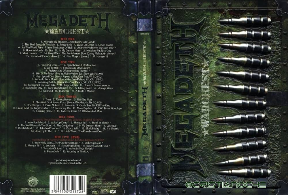 Amazon.co.jp: MEGADETH WARCHEST BOX(DVD付): ミュージック