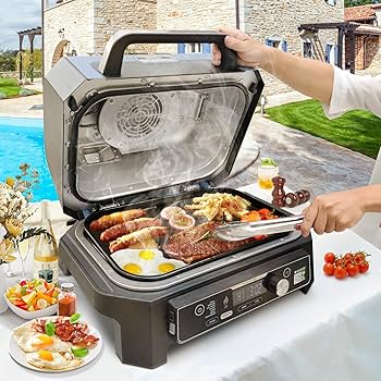 Amazon.com: GRILL FORCE Cast Iron Griddle Plate for Ninja Woodfire