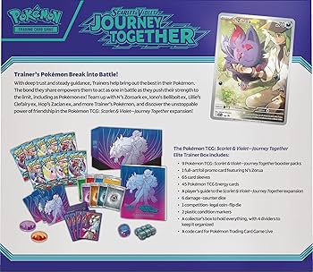 Amazon.com: Pokemon TCG: Scarlet & Violet—Journey Together Elite