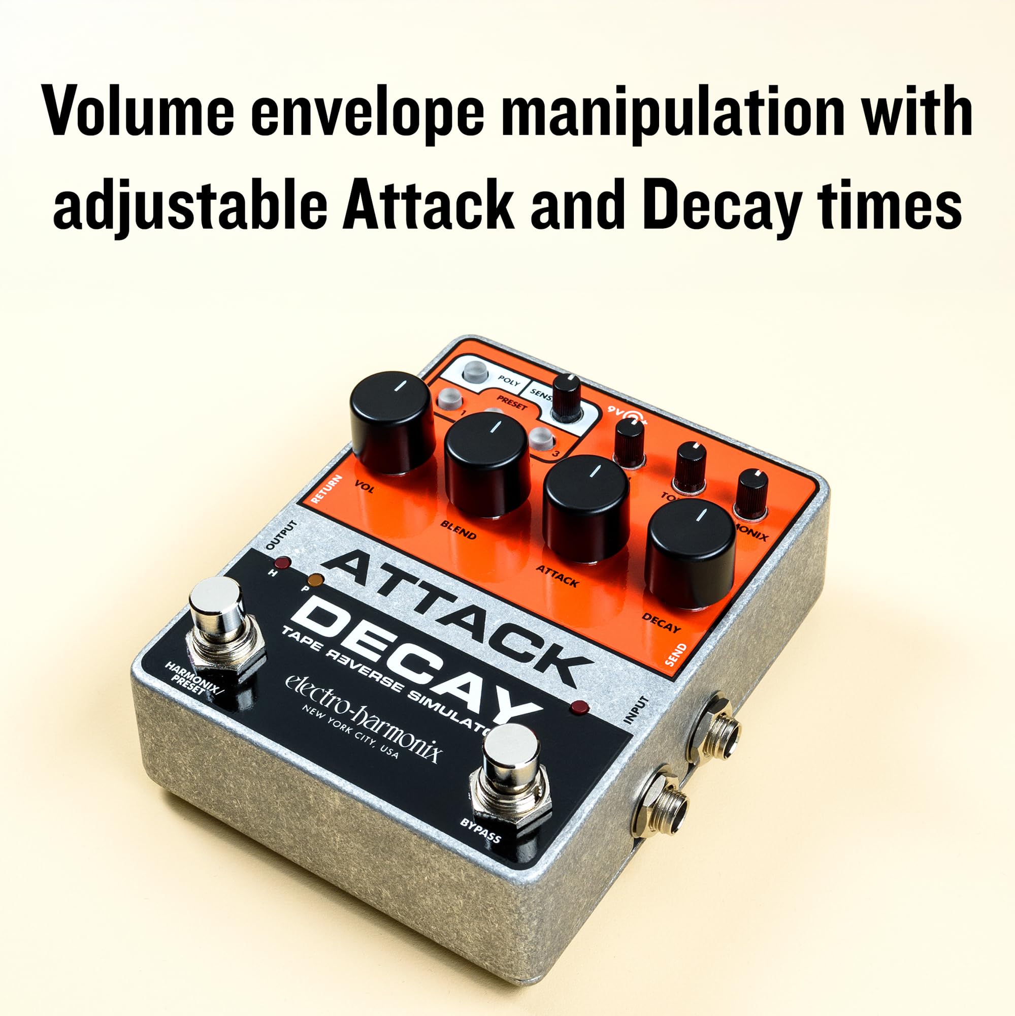 Amazon.com: Electro-Harmonix Attack Decay Tape Reverse Simulator