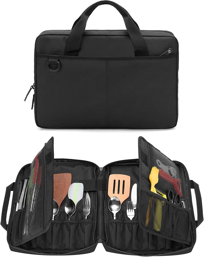 Amazon.com: samdew Chef Knife Bag with 20+ Slots, Professional