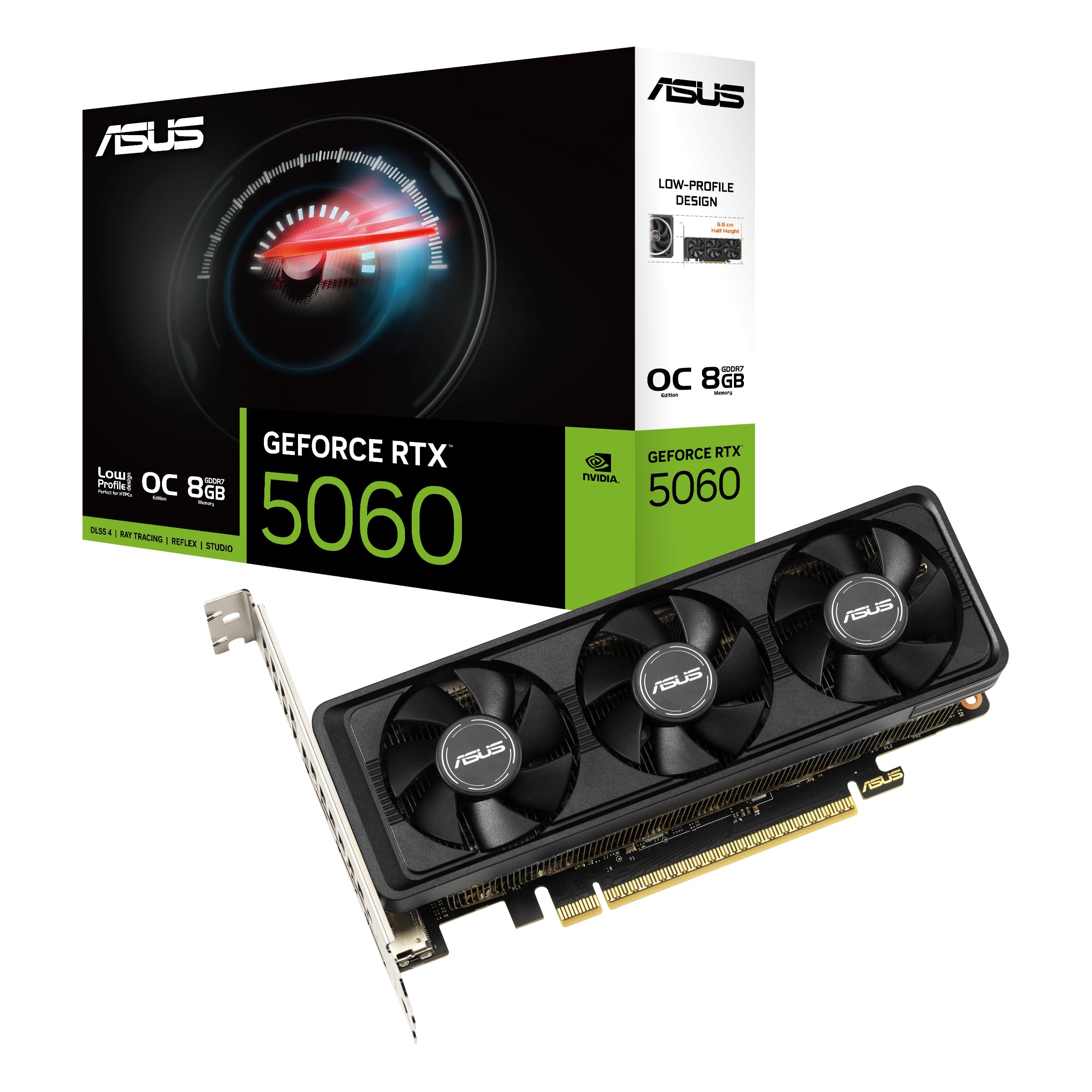 The ASUS GeForce RTX™ 5060 LP BRK 8GB GDDR7 OC Edition Graphics