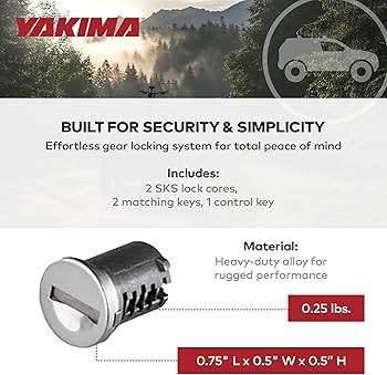 Amazon.com: YAKIMA, SKS Lock Cores for YAKIMA Car Rack System