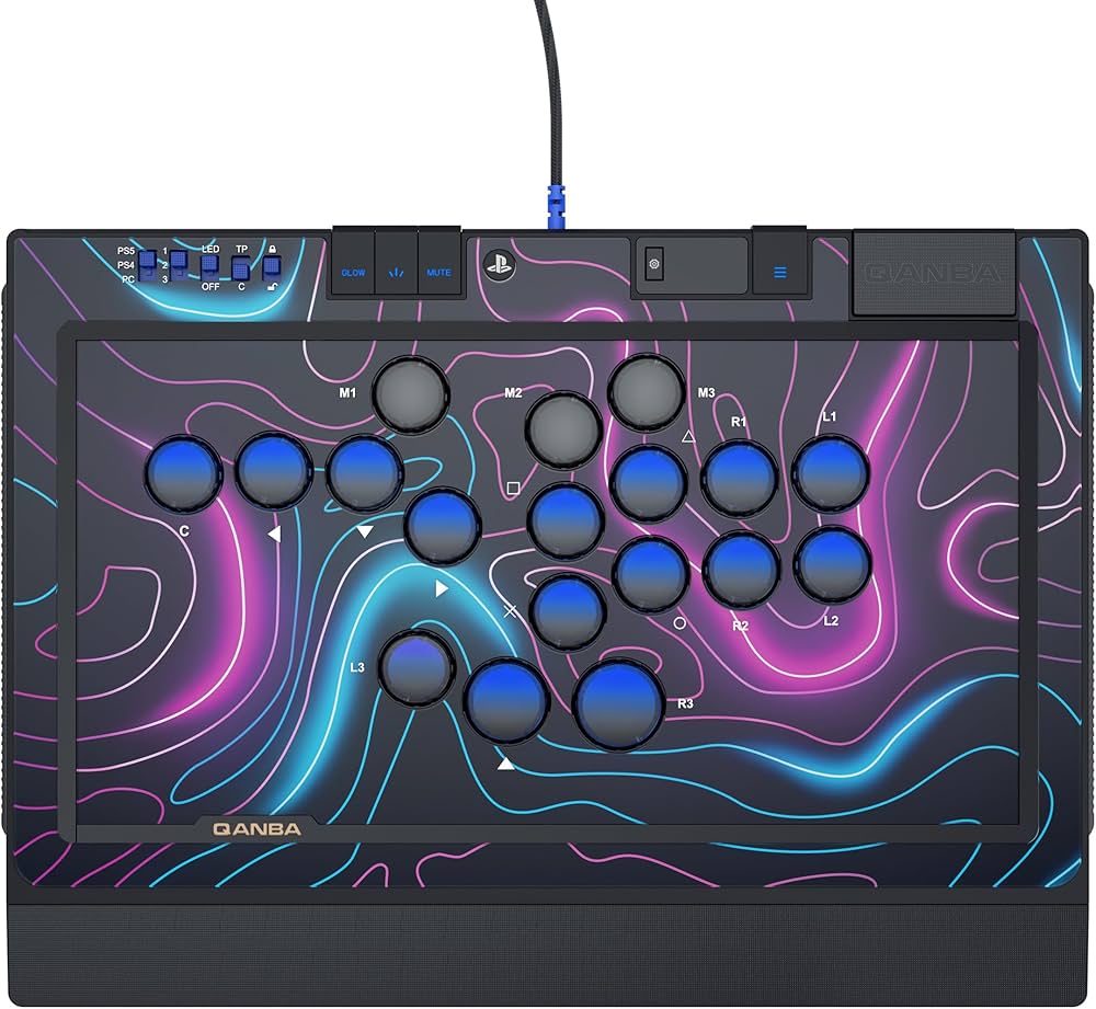 Amazon.com: Qanba Sapphire S1 Leverless Arcade Controller Joystick