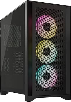 Amazon | CORSAIR iCUE 4000D RGB Airflow Tempered Glass Mid-Tower