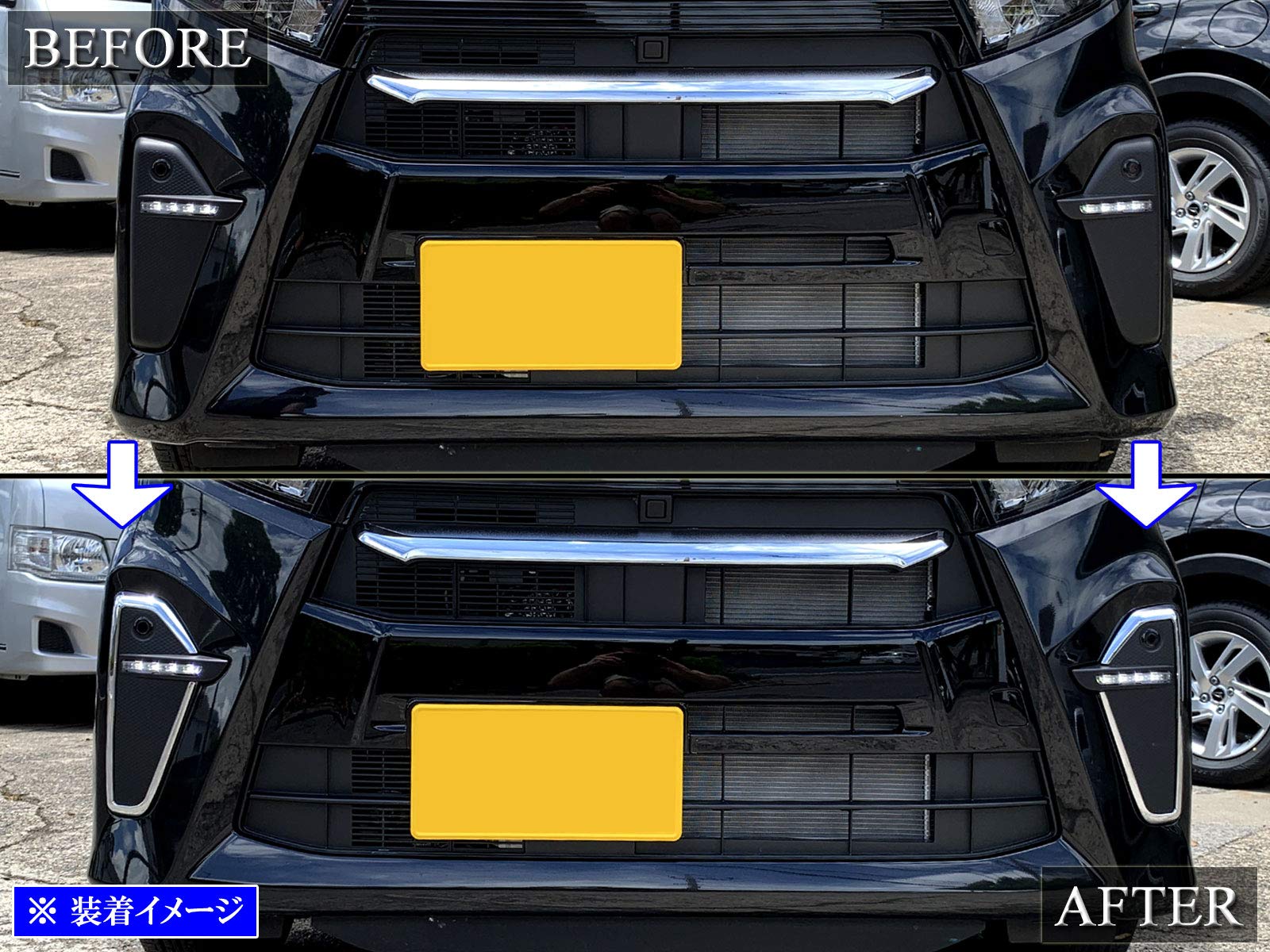 Amazon | BRIGHTZ タントカスタム LA650S LA660S メッキフォグライト