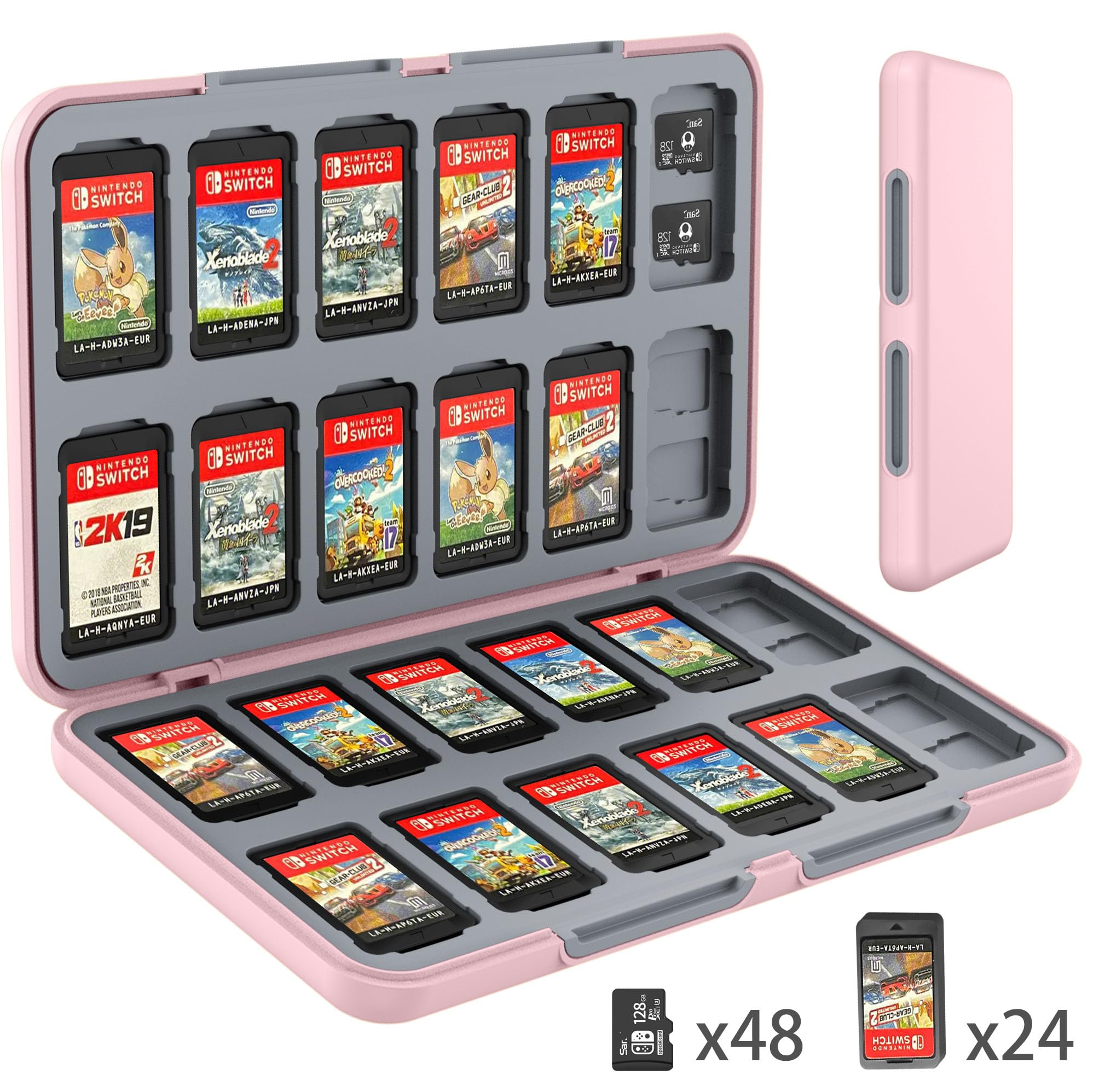 Amazon.co.jp: Switchゲームカードケース 24枚 switch ゲームカード