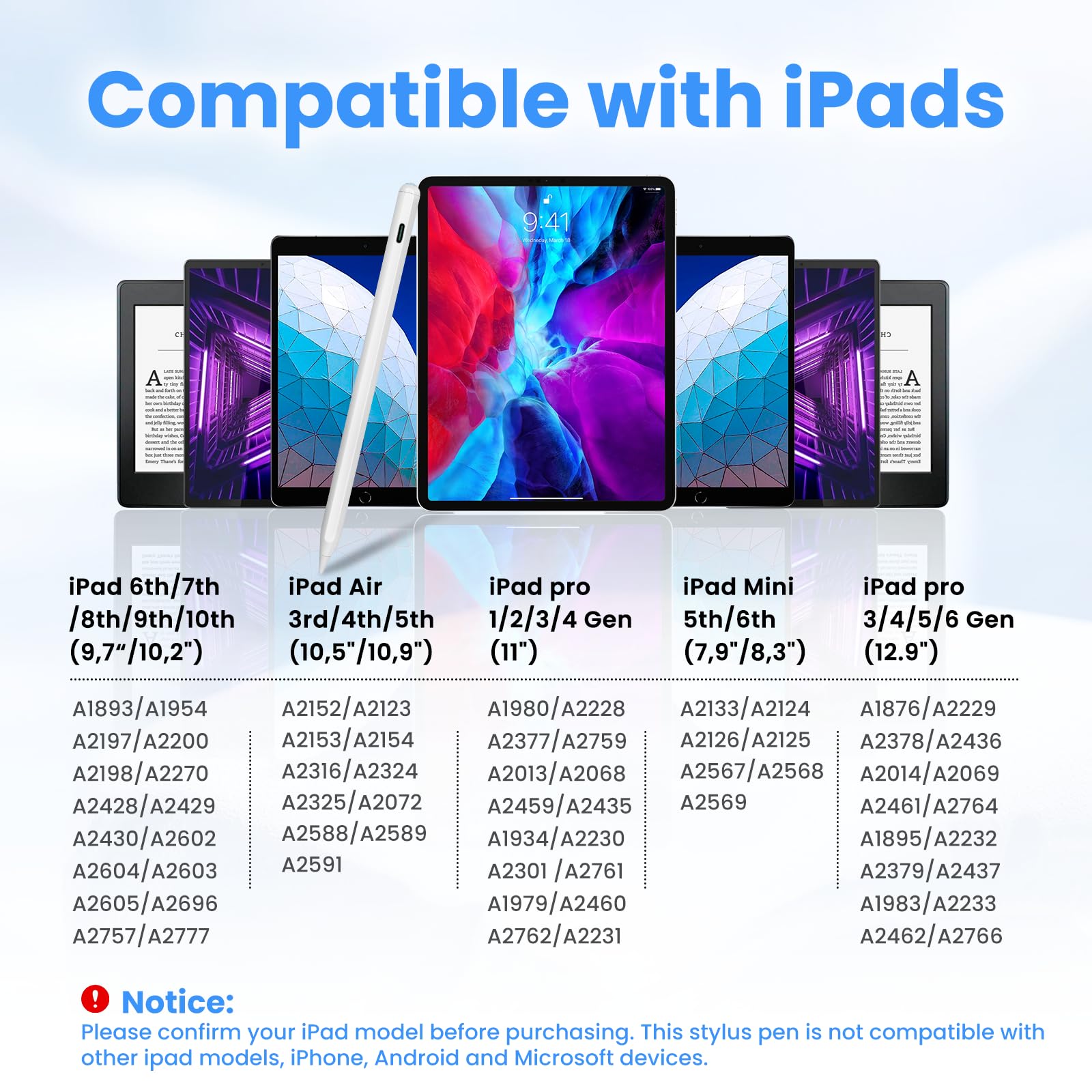 Amazon.co.jp: Apple Pencil(アップルペンシル) iPad 第10/9世代、iPad