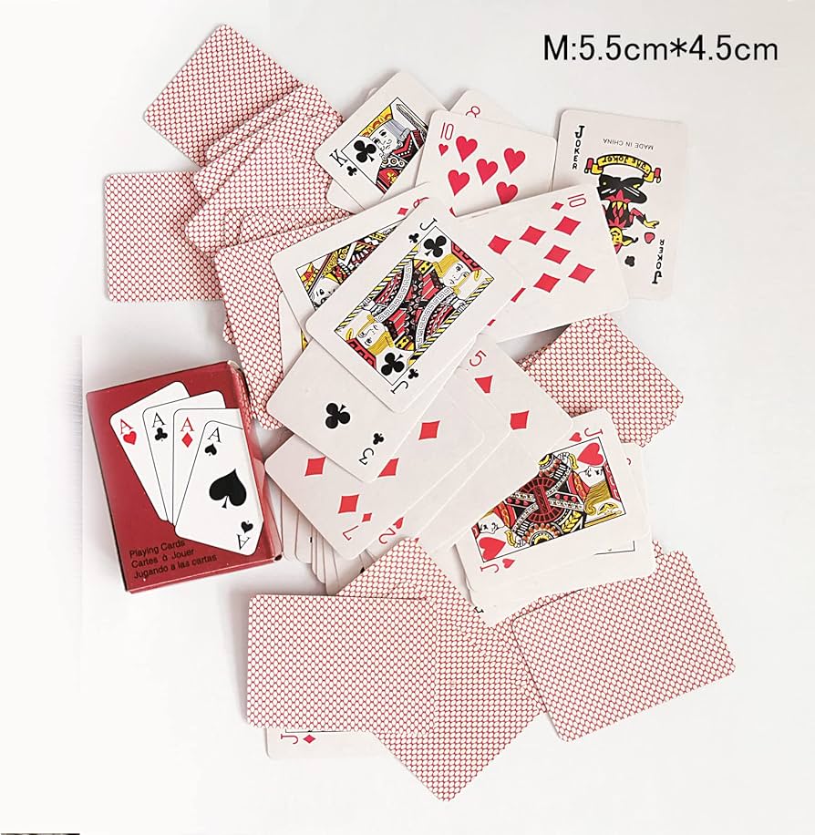 Amazon.co.jp: DY.2ten 54枚 トランプ ミニトランプ 5.5*4.5(cm) 2個