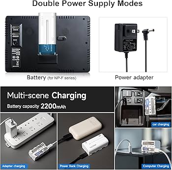 Amazon.com : VILTROX DC-70 II 7 inch Camera Field Monitor, 4K HDMI