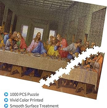 Amazon.co.jp: 最後の晩餐 1000ピースジグソーパズルピースアート