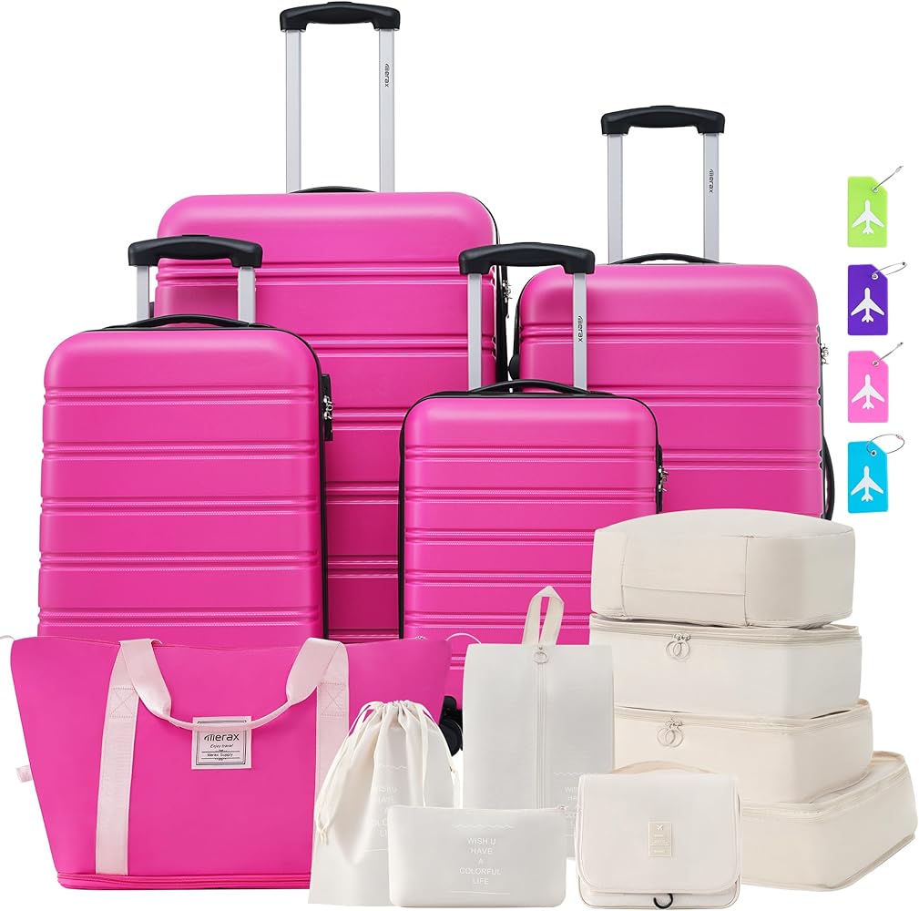 Amazon.com: Merax Luggage Set, 13 Piece Suitcase Set with Travel