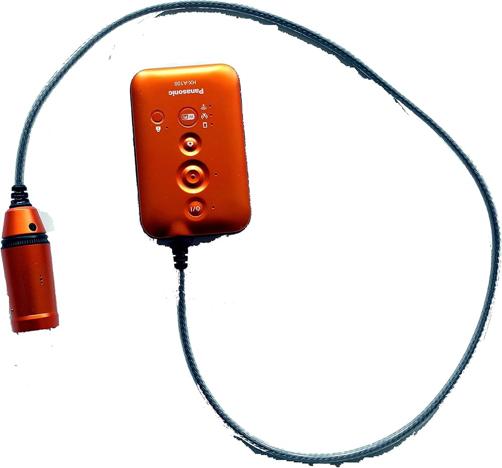 Amazon | パナソニック ウェアラブルカメラ オレンジ HX-A100-D