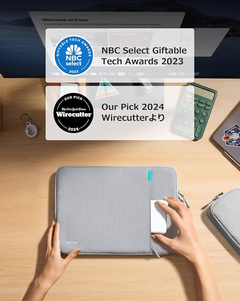 Amazon.co.jp: tomtoc 360°保護 14-15.3インチ パソコンケース 15