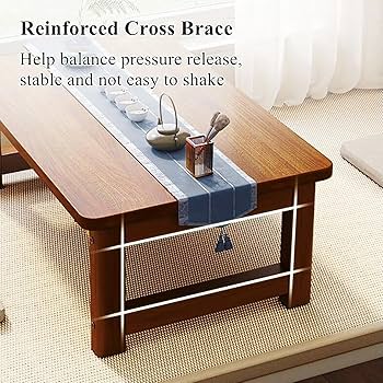 Amazon.com: Folding Japanese Floor Table, Rectangular Japanese