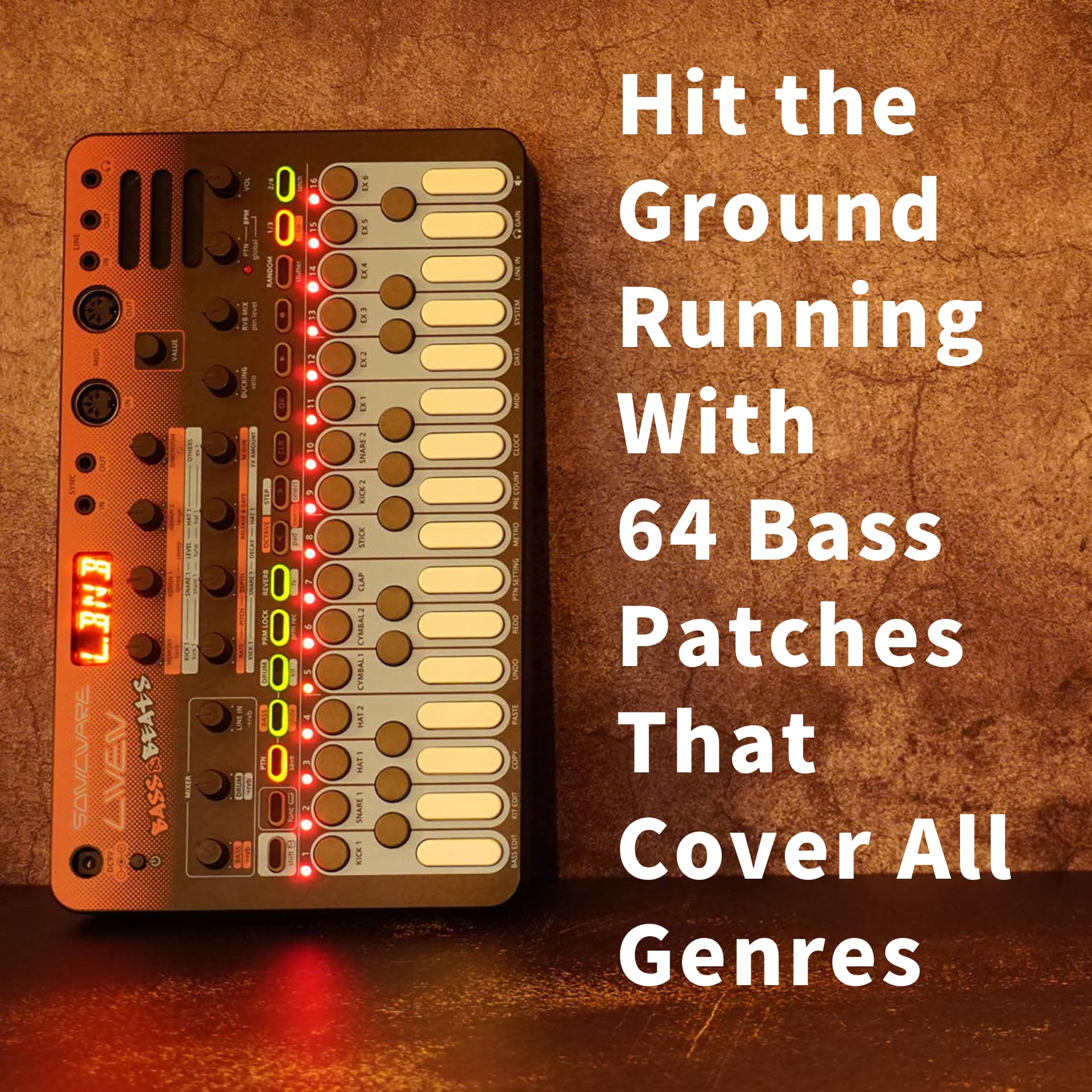 Amazon | Sonicware Liven BASS&BEATS [Wavetable ベースシンセ/リズム