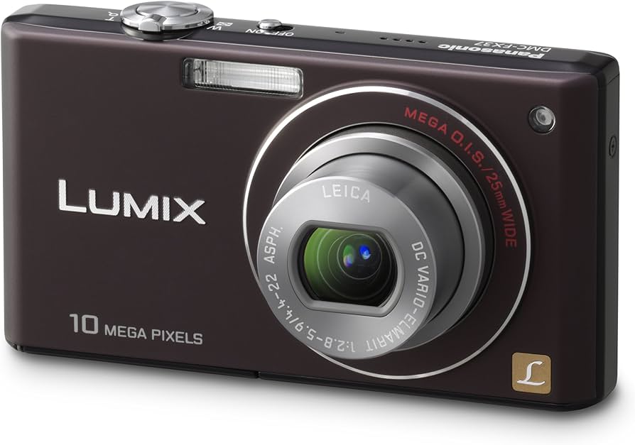 Panasonic Lumix DMC-FX37 Digital Camera (10 Megapixels, 5-Way Opt