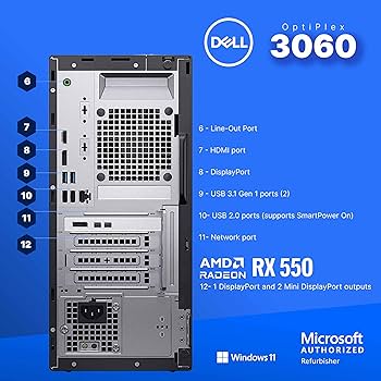 Amazon.com: Dell OptiPlex 3060 Tower PC | Intel Core i5| 32GB RAM