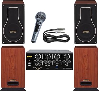 Amazon.co.jp: BMB 家庭用カラオケスピーカー 本格セット スピーカー