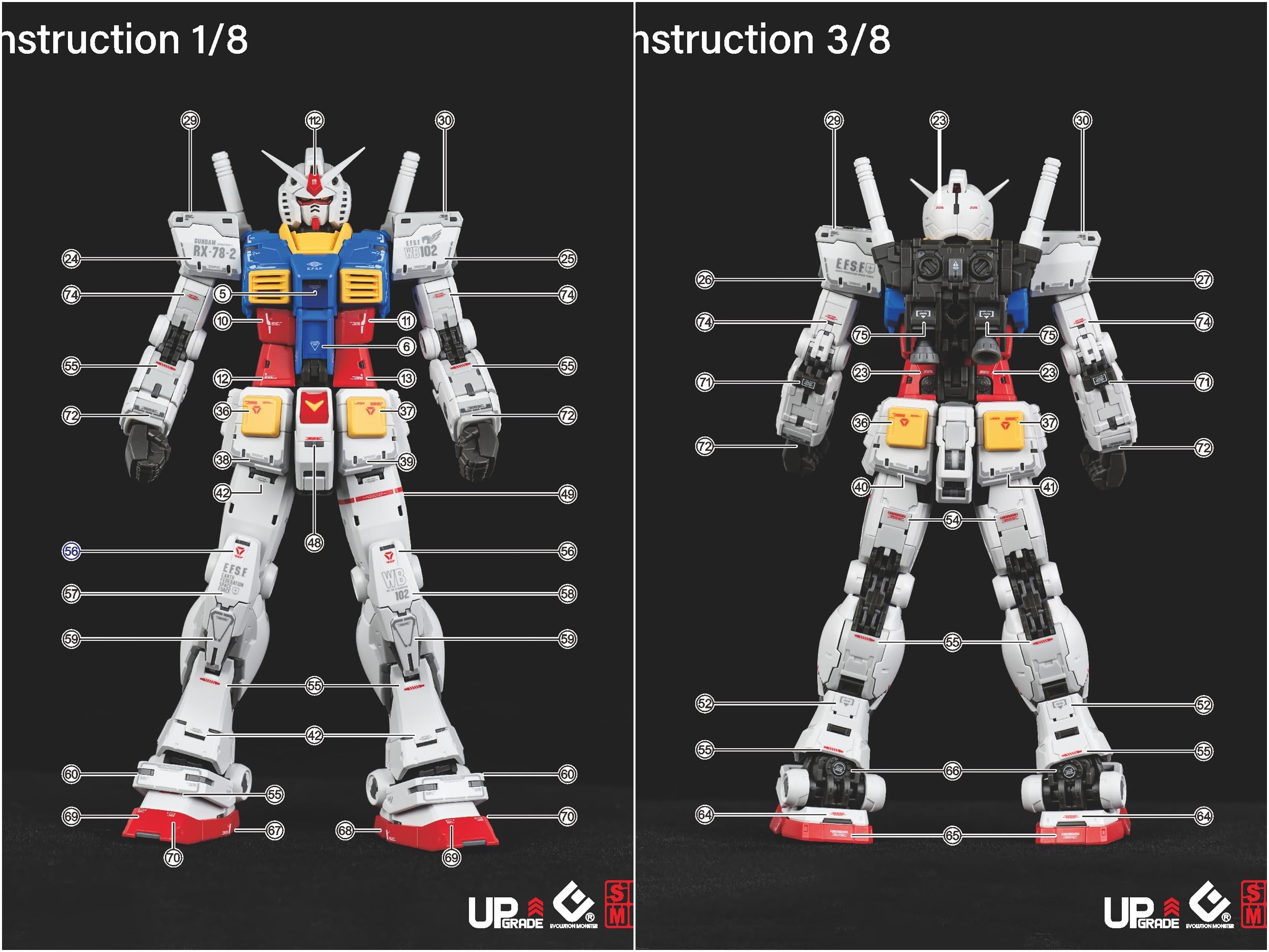 Amazon | [フェイス パーツ & デカール セット] RG RX-78-2 ガンダム
