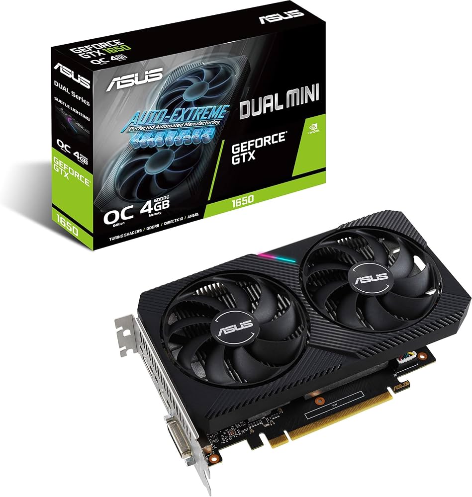 Amazon | ASUS デュアルNVIDIA GeForce GTX 1650 Mini OC Edition