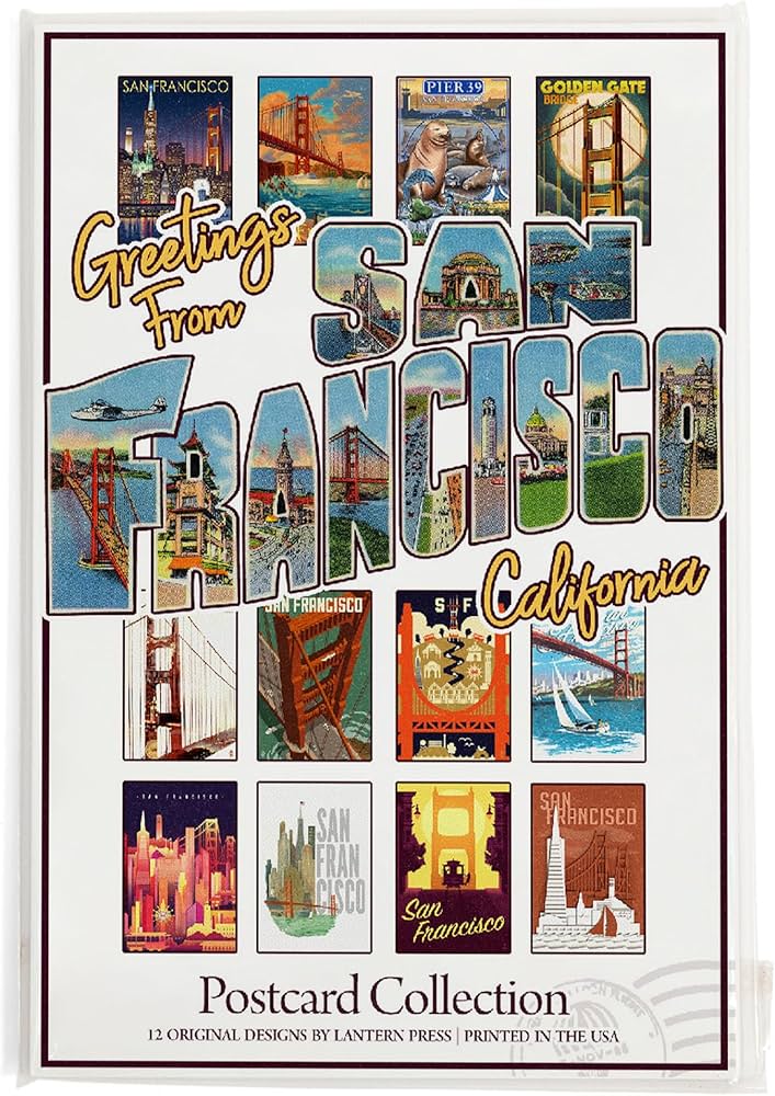 Amazon | Lantern Press サンフランシスコ ポストカードコレクション