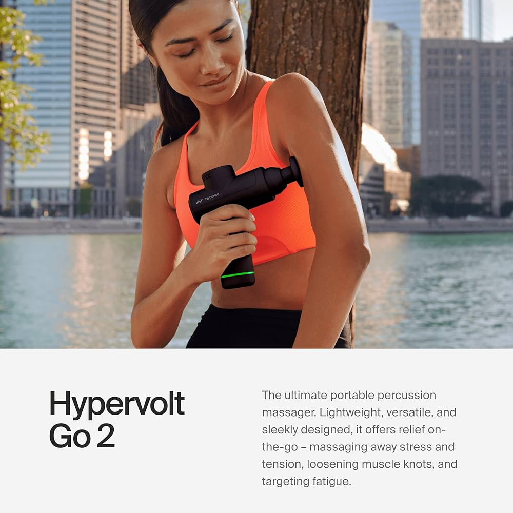 Amazon.com: Hyperice Hypervolt Go 2 - Black - Featuring Quiet
