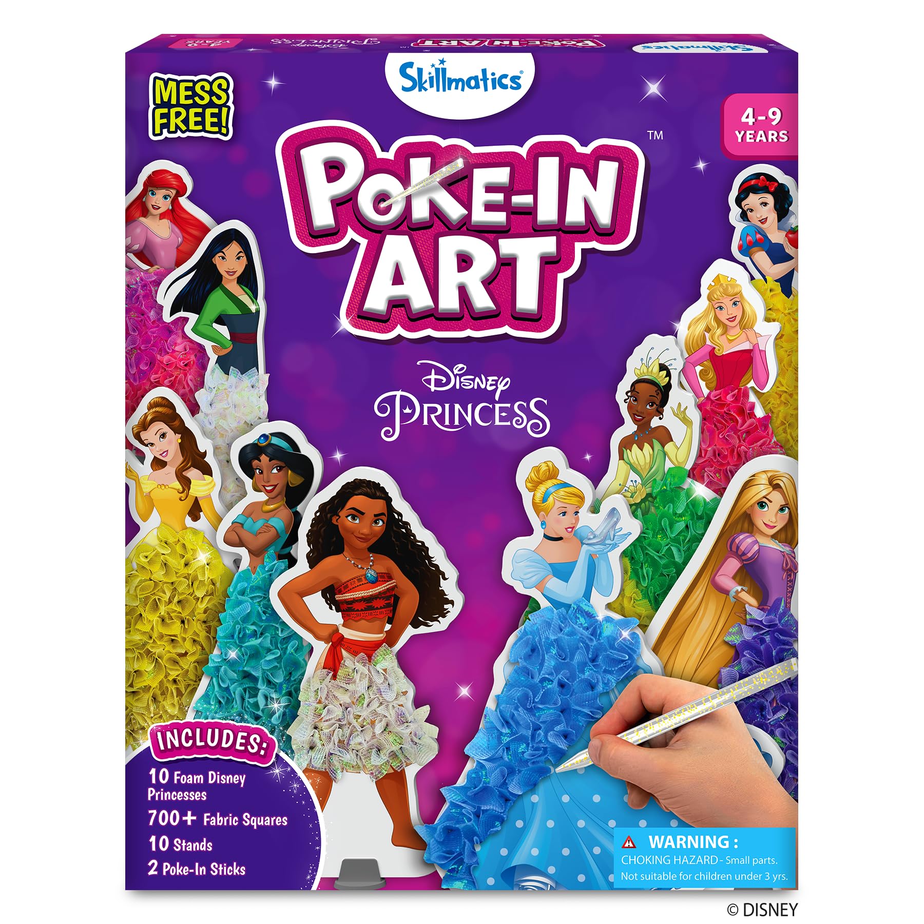 Amazon.com: Skillmatics Poke-in Art - Disney Princesses, Mess-Free