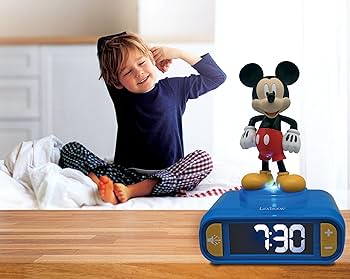 Amazon.co.jp: Lexibook ナイトライト目覚まし時計 ミッキーマウス