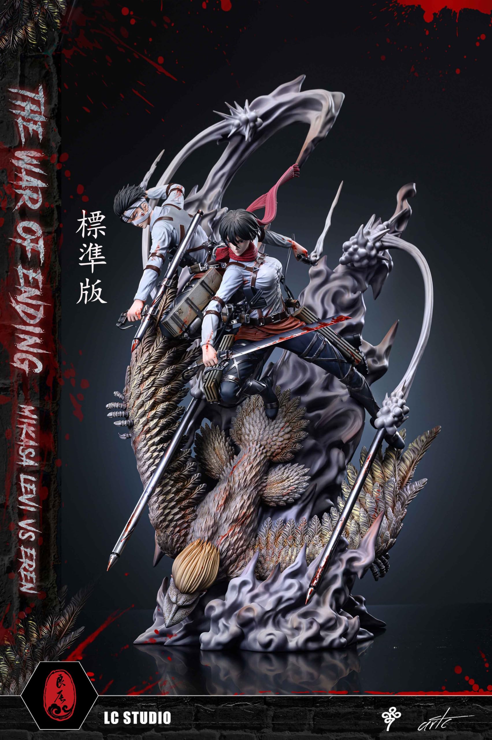 進撃の巨人 リヴァイ・アッカーマン ガレージキット ガレキ スタチュー