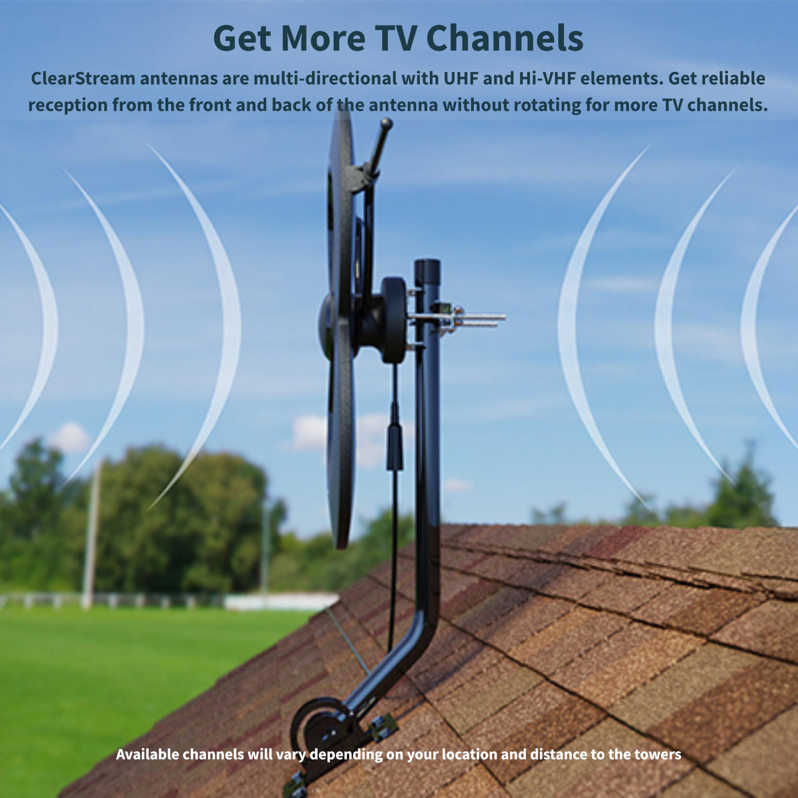 Amazon.com: Antennas Direct ClearStream MAX-V PRO Indoor Outdoor
