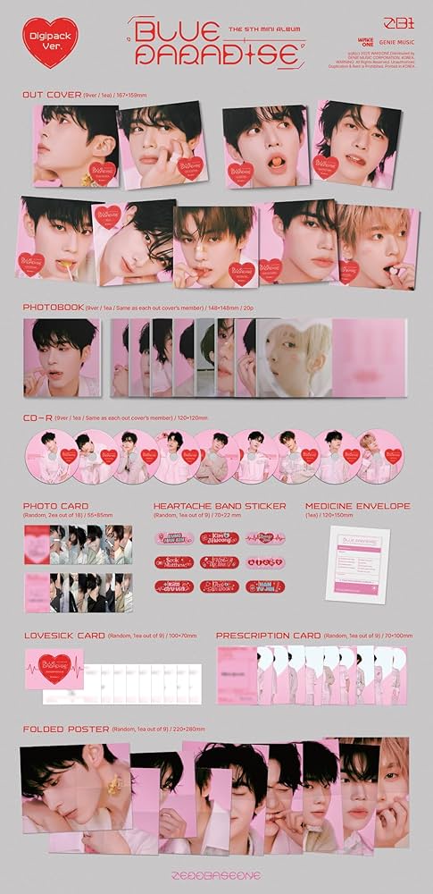 Amazon.co.jp: ゼロベースワン ZEROBASEONE Blue Paradise [Digipack