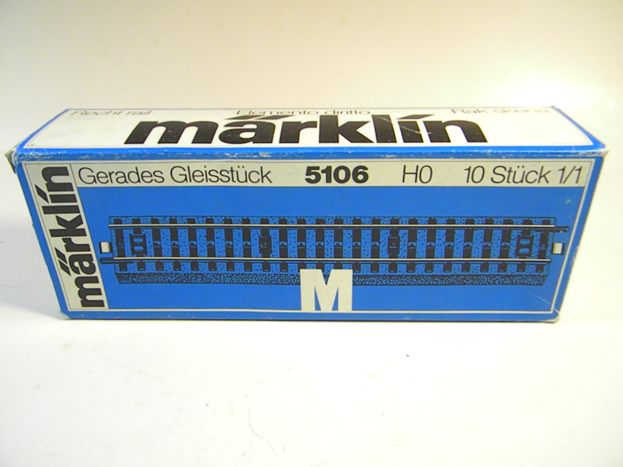 5106【メルクリン HOゲージ】marklin M式 直線レール 21本 メルクリン