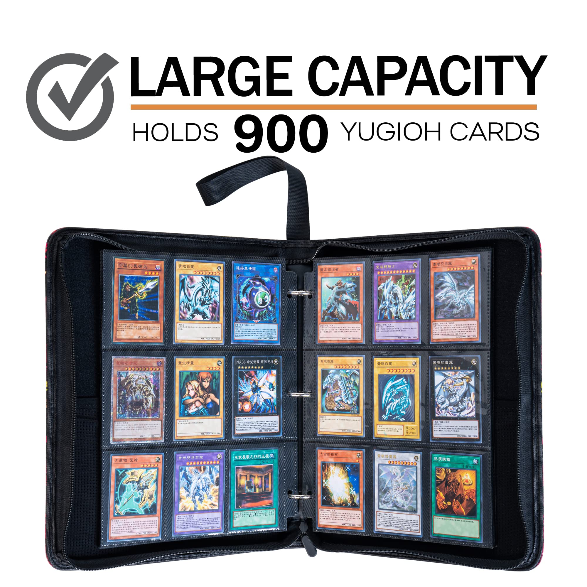 Amazon.co.jp: DRZERUI 遊戯王用バインダー - トレーディングカード900