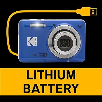 Amazon.com : Kodak PIXPRO FZ55-BL 16MP Digital Camera 5X Optical