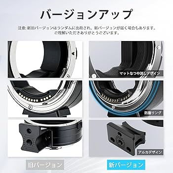 Amazon | 【改良バージョン】JJC EF-EOSR レンズマウントアダプター