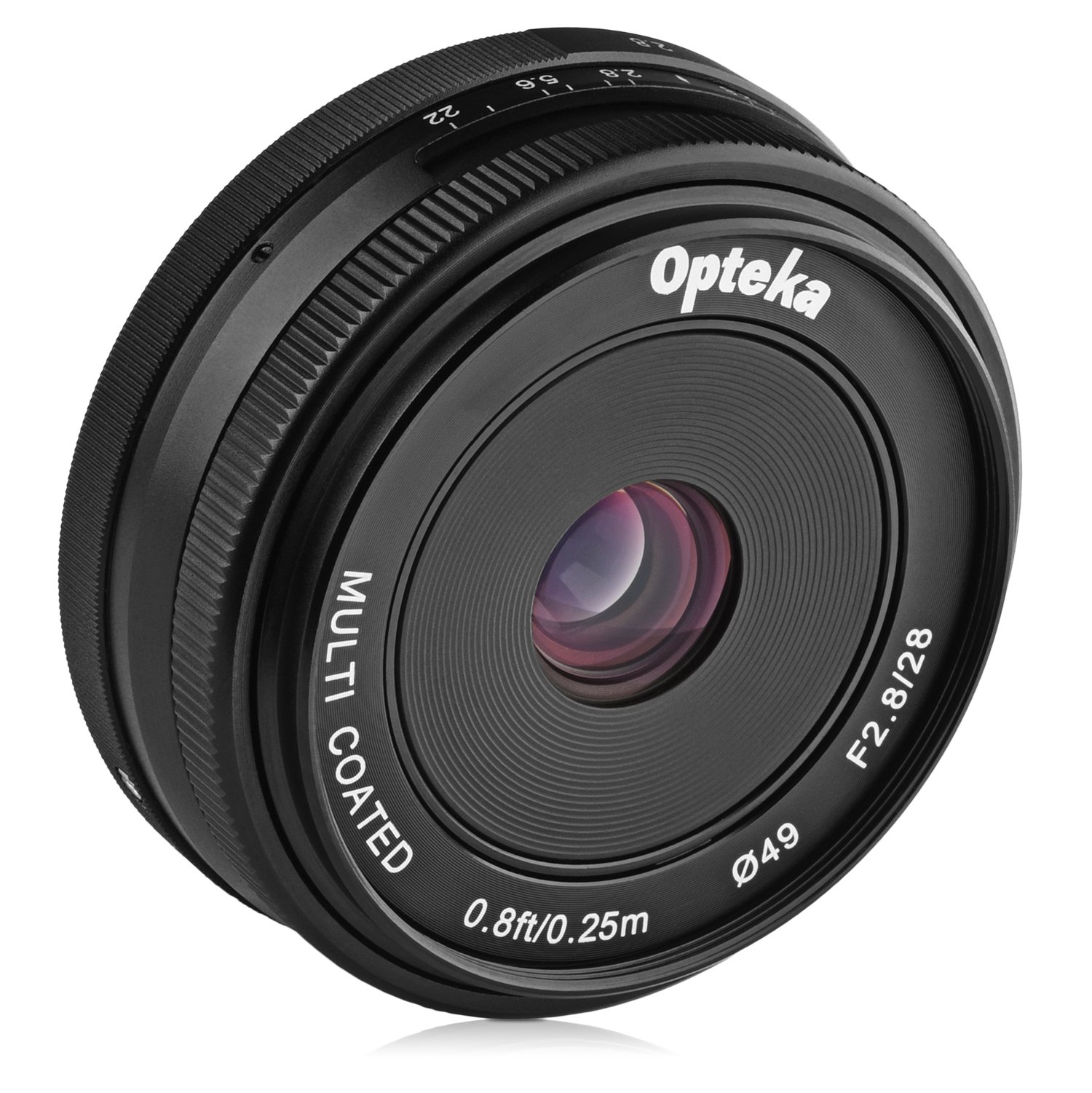 Amazon.com : Opteka 28mm f/2.8 HD MC Manual Focus Prime Lens