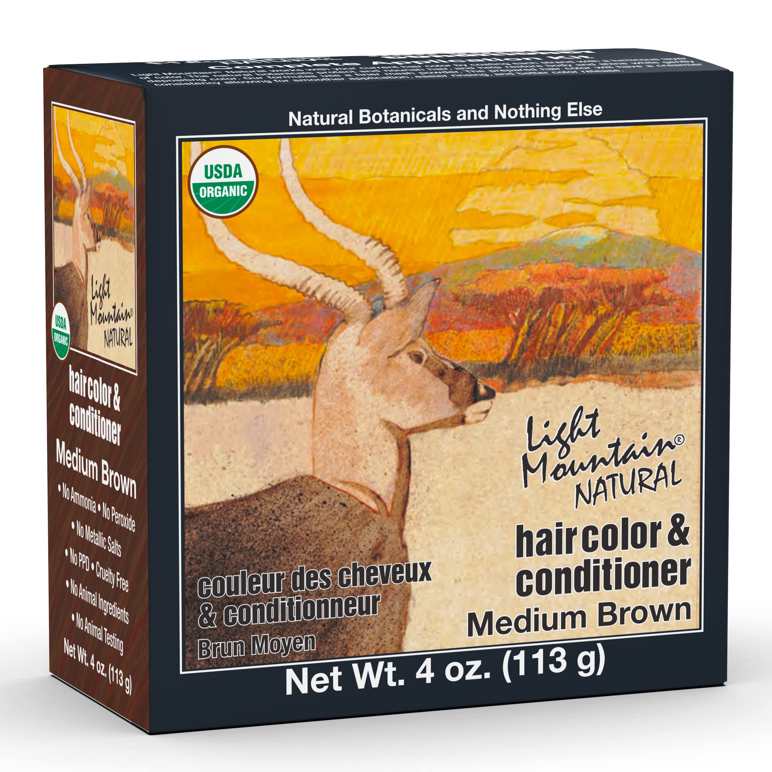 Amazon.com : Light Mountain Henna Hair Color & Conditioner