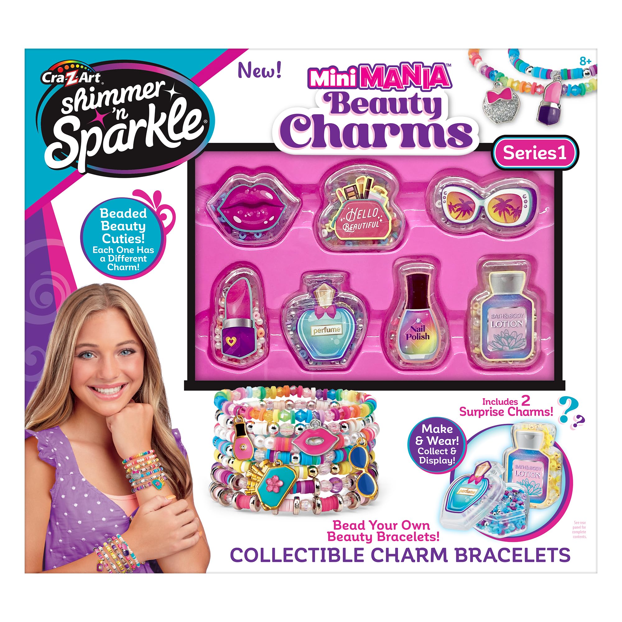 Amazon.com: Cra-Z-Art Shimmer 'n Sparkle Mini Mania Beauty Charms