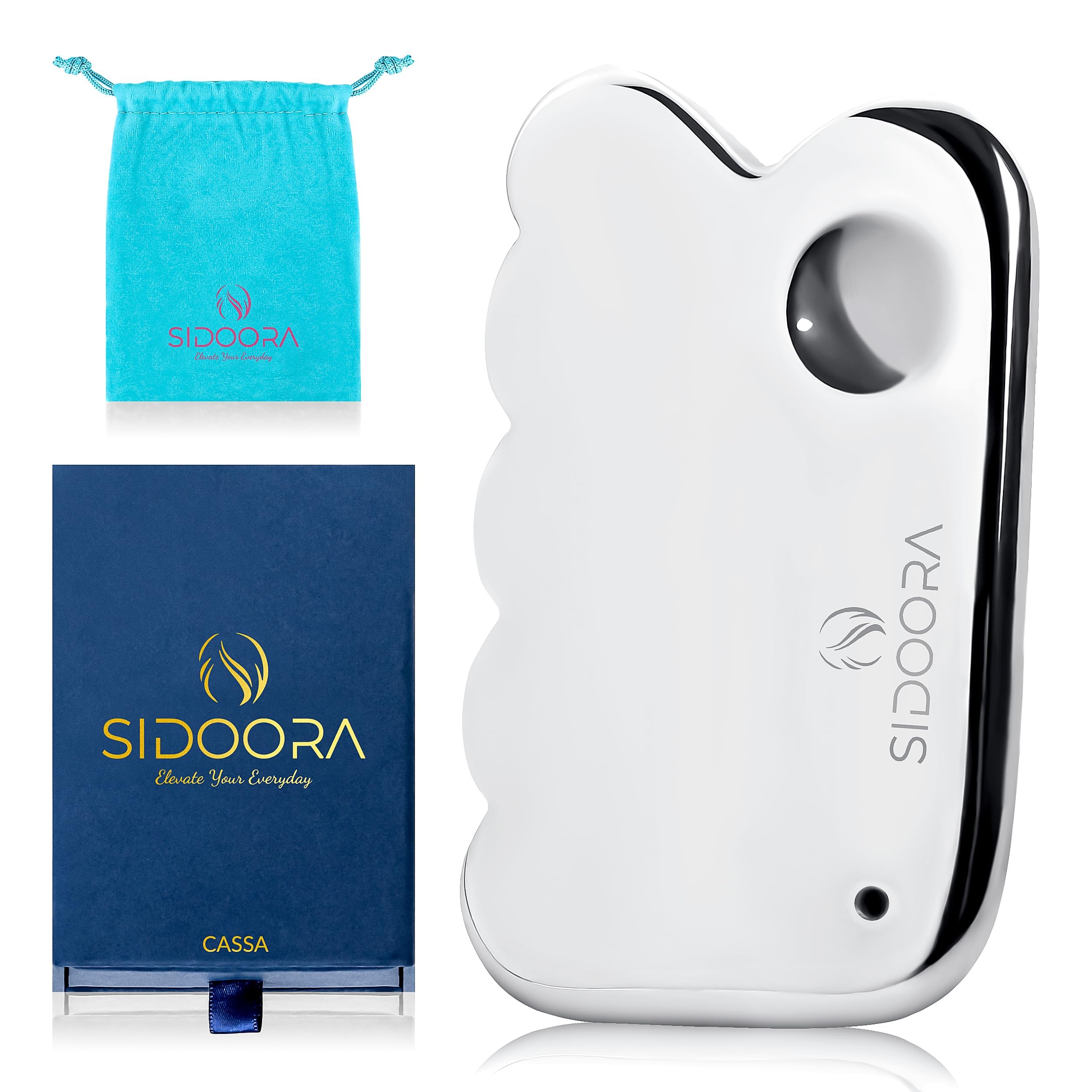 Amazon.co.jp: 【SIDOORA】カッサ かっさプレート テラヘルツ鉱石