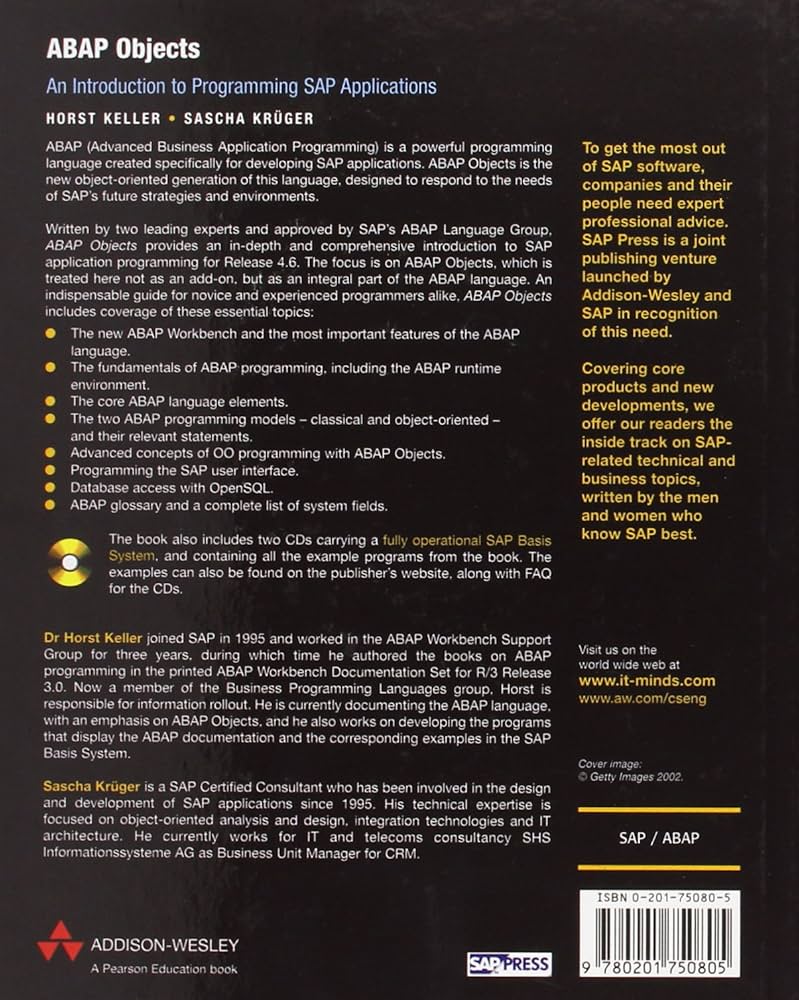 Abap Objects: Introduction to Programming Sap Applications: Keller