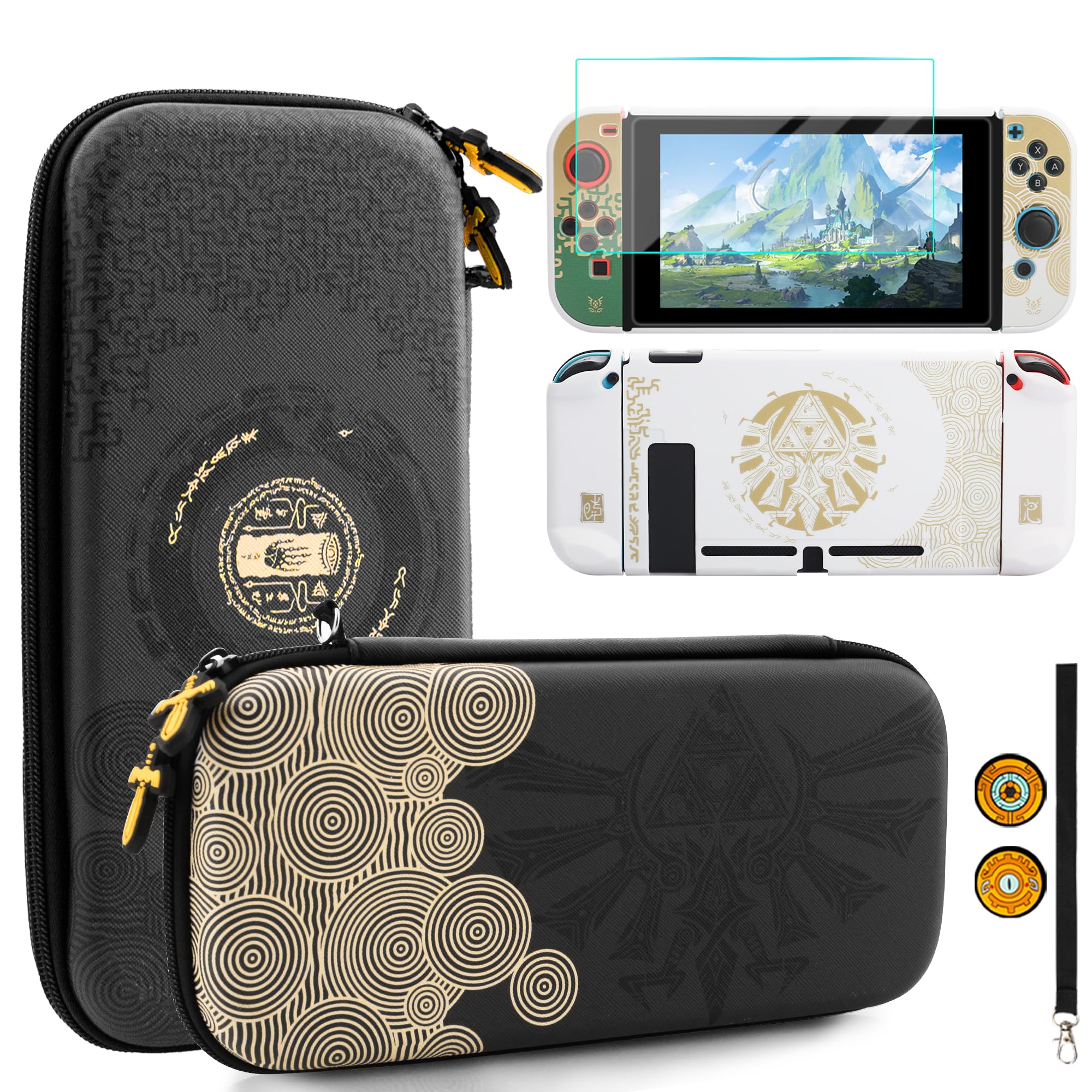 Amazon.com: HYPERCASE Black of Zelda Switch Carrying Travel Bag