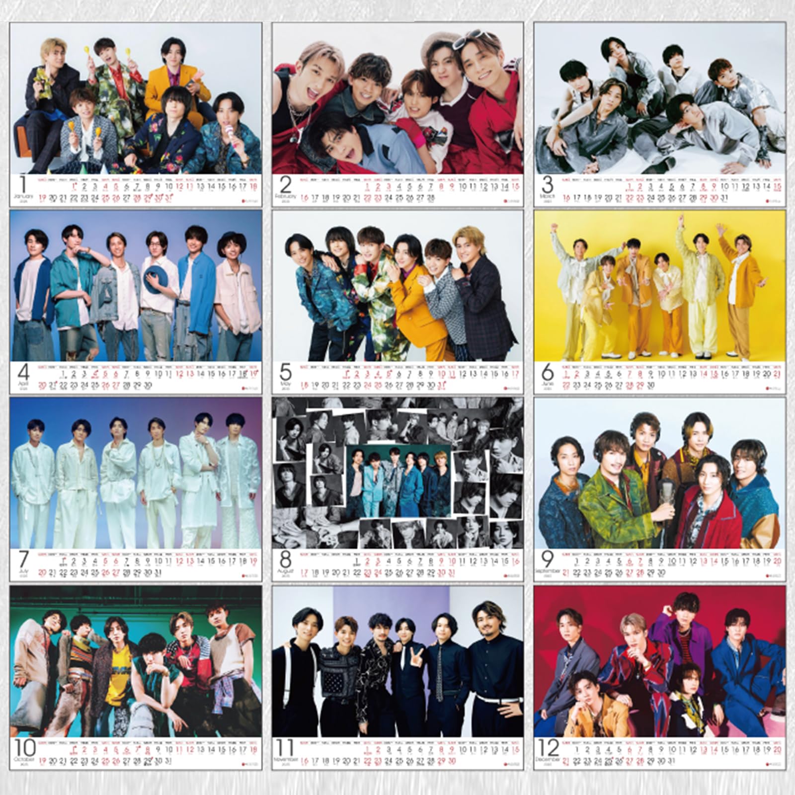 Amazon | SixTONESカレンダー 2026年 卓上周カレンダー グッズ