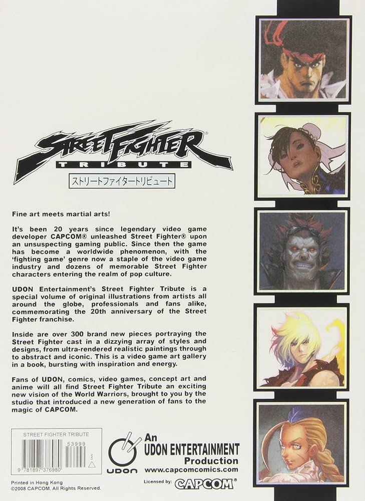 Amazon.com: Street Fighter Tribute: 9781897376980: UDON, Zubkavich