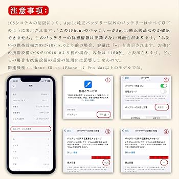 Amazon | iPower for iPhone 12mini バッテリー 互換 大容量 2500mAh