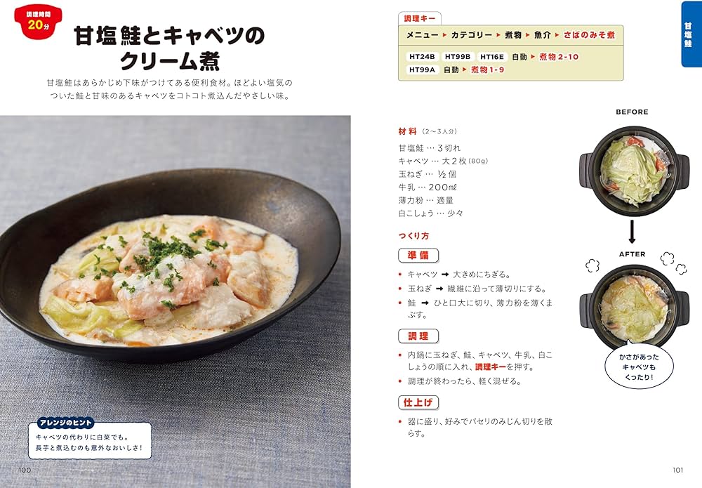 ホットクックお助けレシピ 肉と魚のおかず: 少ない材料&調味料で、あと