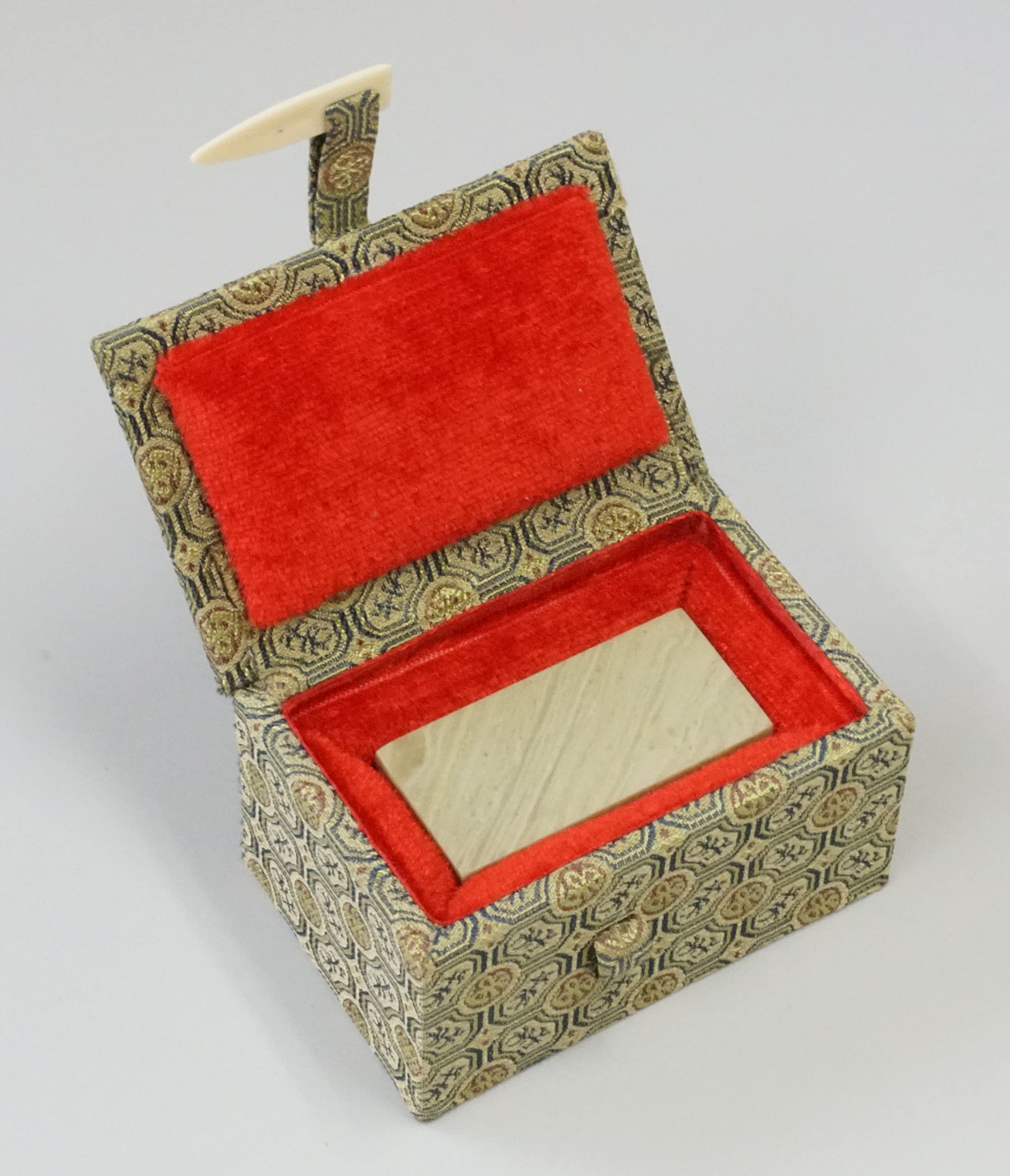 Amazon | 弘梅堂 篆刻 印箱 印鑑ケース 大（20～25mm×50mm）布貼